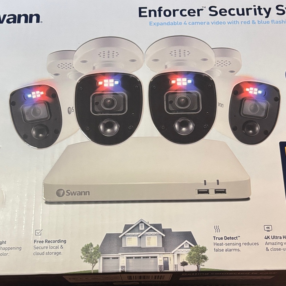 Enforcer Security System - White and Black